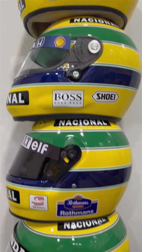Cm Helmets 🇧🇷brilliant Replicas Of Ayrton Senna S F1