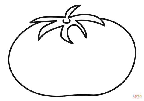 Tomato Coloring Page Free Printable Coloring Pages