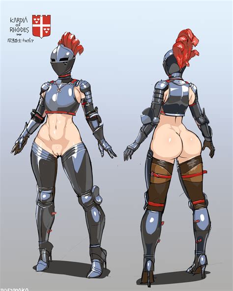 Rule 34 Arched Back Armor Armwear Ass Big Ass Big Breasts Bottomless Bottomless Female