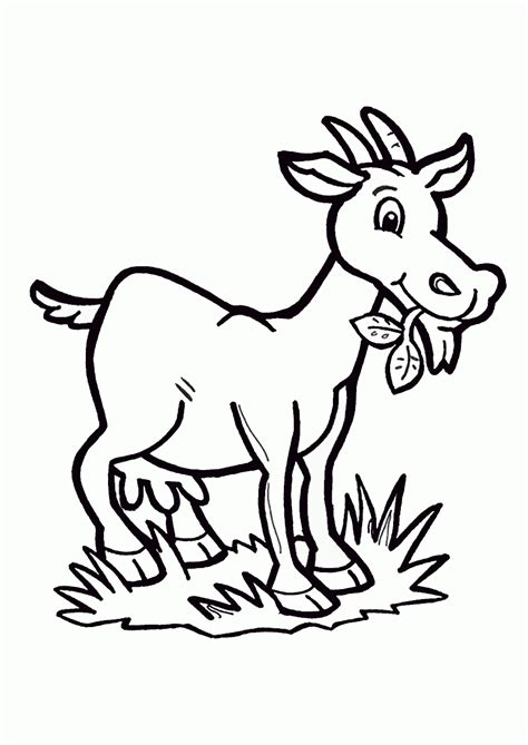 38+ baby goat coloring pages for printing and coloring. Goat Coloring Pages