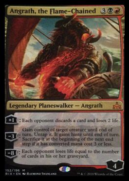 Angrath The Flame Chained Rivals Of Ixalan Visual Spoiler Magic