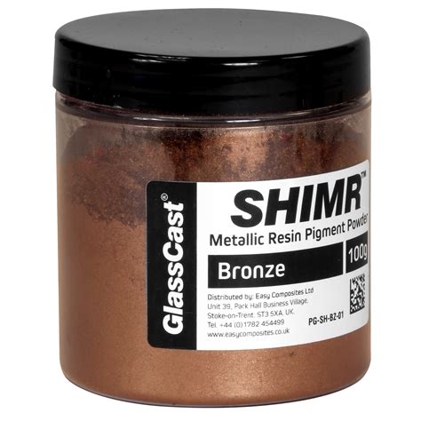 Bronze SHIMR - Metallic Effect Pigment Powder for Epoxy Resin - GlassCast