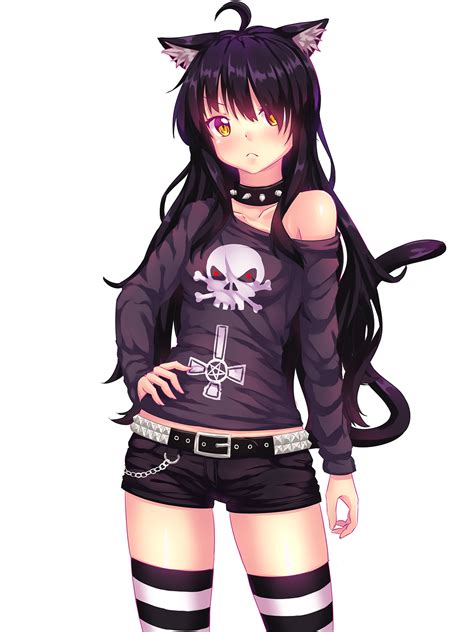 Cute Goth Kitty R Animegirls