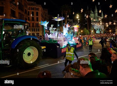 Three Kings Parade Palma Mallorca Spain Stock Photo Alamy