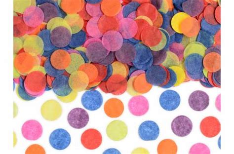 Confettis Multicolores En Papier De Soie