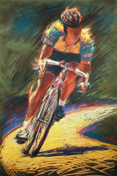 Sports Painting Bicycle Art Bicycle Painting