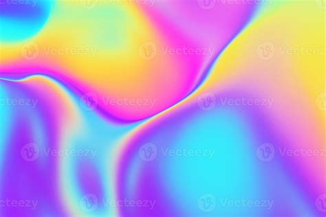 Iridescent Holographic Gradient 3d Render Background Dynamic Vivid