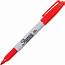 Sharpie Permanent Marker Fine Point Red  LD Products