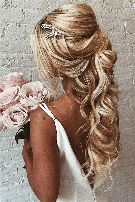 If your hair is on the shorter side, you can still create softly swept hairstyles with braids and twists. 71 Perfect Half Up Half Down Wedding Hairstyles | Wedding ...