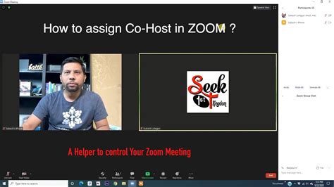 This zoom feature doesn't only come in handy when you need help managing your meeting. How to Assign Co-Host in Zoom || Helper to control your ...