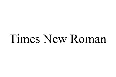 Times New Roman Font Dfonts
