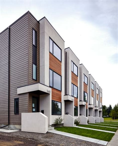 Parcside Townhomes Townhouse Exterior Modern Townhouse Townhouse