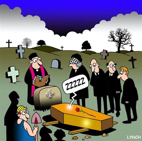 Zzzzz Medium By Toons Tagged Funeral Cemetary Priest Funeral Funnies Pinterest