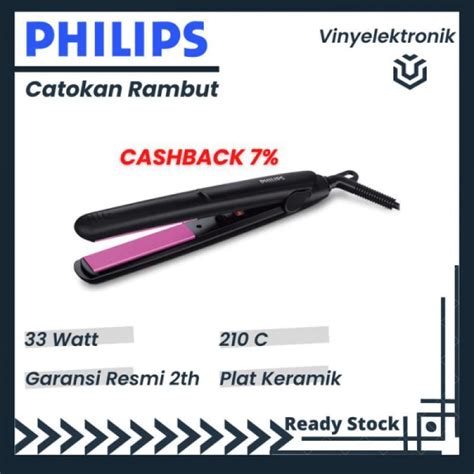 Promo Philips Catokan Rambut Hp8302 Hp 8302 Hair Straightener Garansi