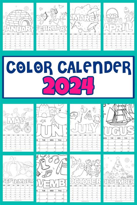How To Create A Personalized 2024 Yearly Calendar Printable Coloring