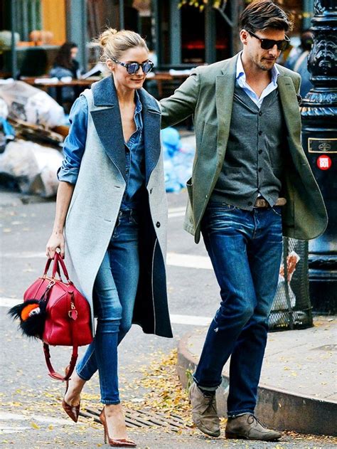 Olivia Palermos Denim Jeans And Shirt Look Savoir Flair