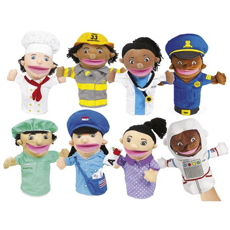 He48649965 Lakeshore Community Helpers Puppets Pack Of 8 Hope