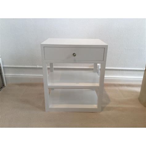 modern white side tablebedside table chairish