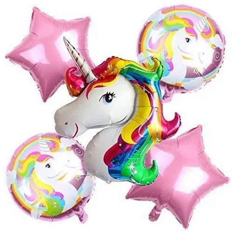 Foil Balloon Set For Birthday Theme Party Packaging Type In Packet