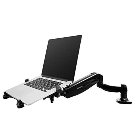 Laptop arms mount onto a specific surface, which means they're not portable, but they provide both stability and mobility. FLEXIMOUNTS 2-in-1 Monitor Arm Laptop Mount Stand Swivel ...