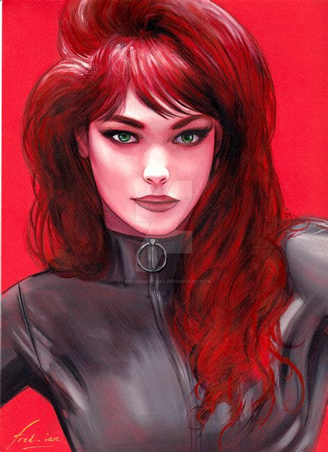 Natasha Black Widow Illustration By Fredianofficial On Deviantart
