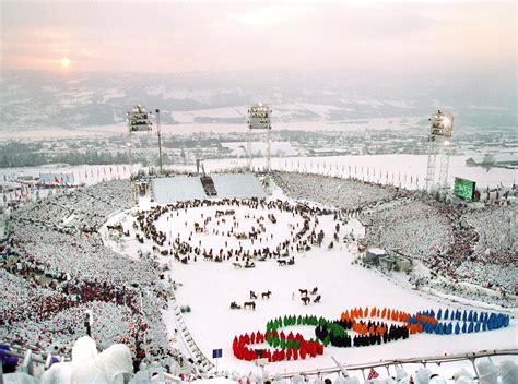 Opening Ceremony Lillehammer 1994 Youth Olympic Games Winter Olympic
