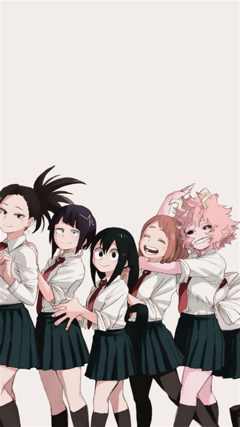My Hero Academia Female Characters Wallpapers Wallpaper Cave
