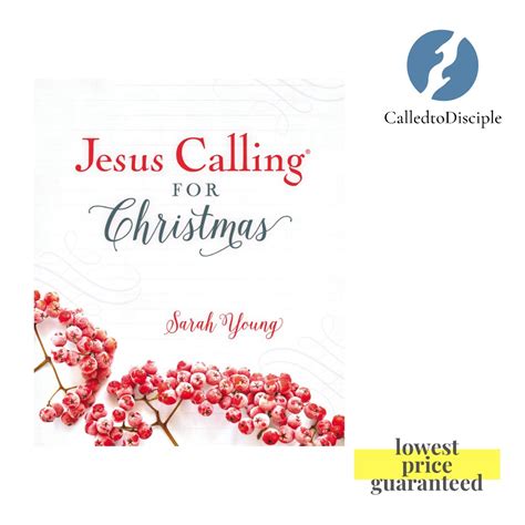 Jesus Calling For Christmas Padded Hardcover With Full Scriptures