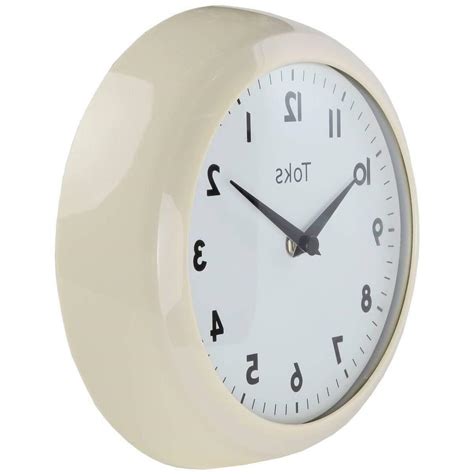 Lilys Home Retro Kitchen Wall Clock Large Dial