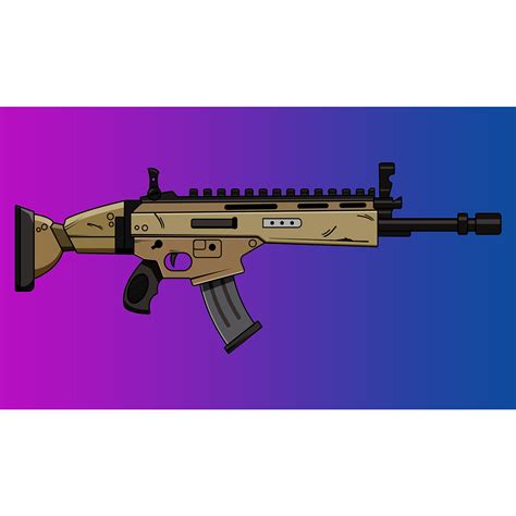 Fortnite Scar On Behance