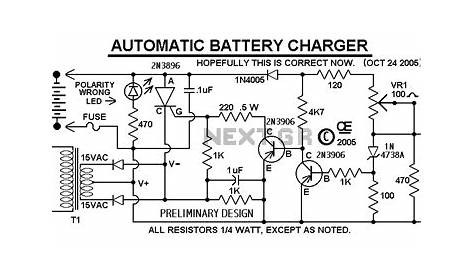 car battery charger circuit