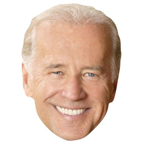 Joe Biden Cardboard Face Mask