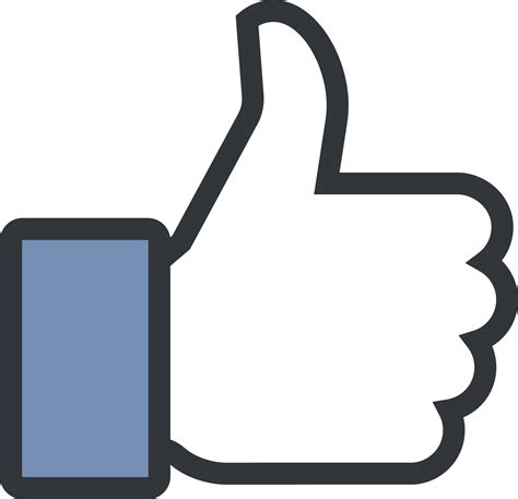 Facebook Thumbs Up Like Logo Bit Thumbs Up Transparent Png Sexiz Pix