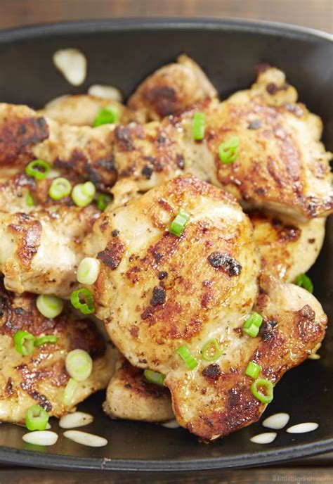 Baked chicken thighs can be served on their own or sliced or chopped to add to salads. how long to bake boneless chicken thighs at 375