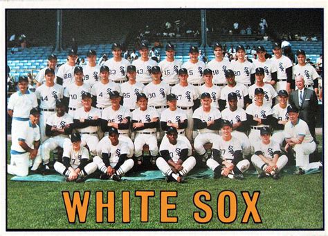 Full Roster Set Of 1966 Chicago White Sox Chicago White Sox Baseball