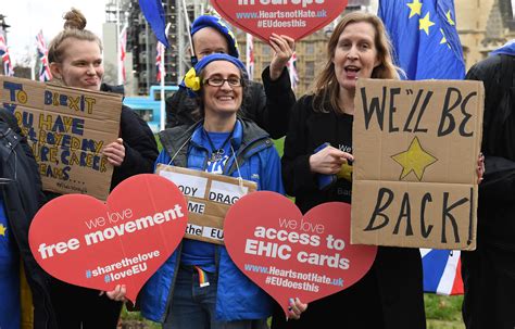 Brexit Day In Pictures Crowds Costumes And Placards As Uk Enters New Era