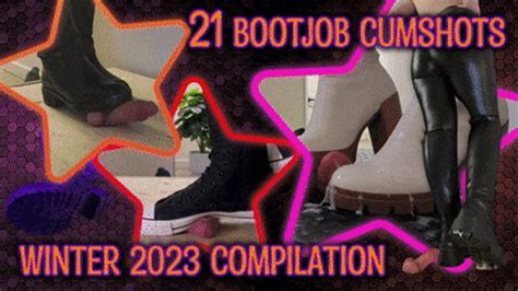 bootjob 21 cumshots compilation winter 2023 special slave pov version tamystarly bootjob