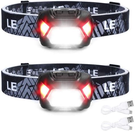 Rechargeable Led Headlamp Flashlights Headlight With 6 Modes Super