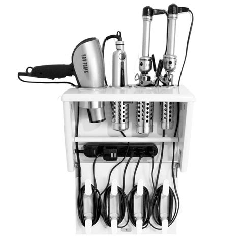 Hair Tool Organization With A Touch Of Style Hair Tool Organizer Hair Appliance Storage Hair