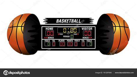 Basketball Scoreboard Clip Art