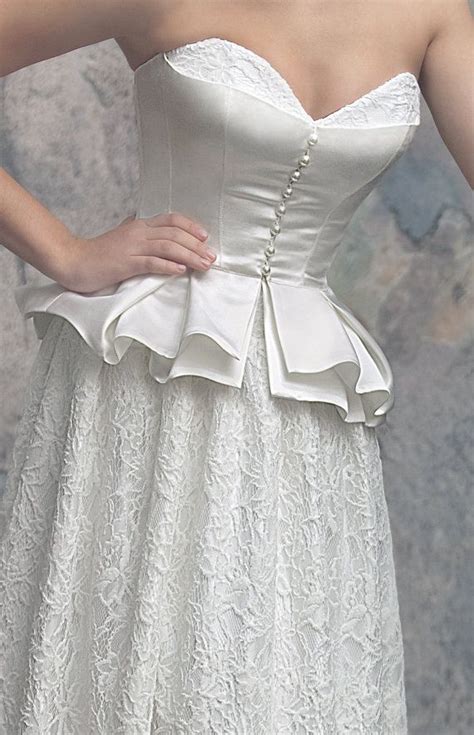 Extraordinary Wedding Dress In Vintage Style From Mikado Silk And