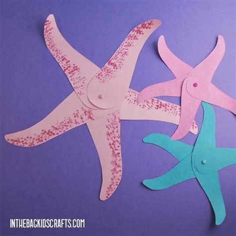 Starfish Craft With Free Printable Template • In The Bag Kids Crafts
