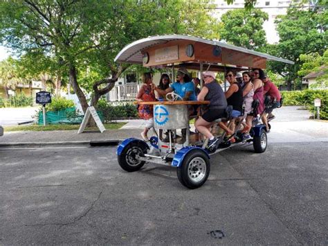 fort lauderdale party bike bar crawl getyourguide