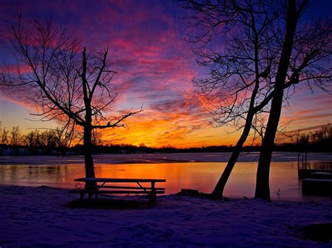 Tons of awesome sunset desktop wallpapers to download for free. Winter Sunset Wallpapers - Wallpaper Cave