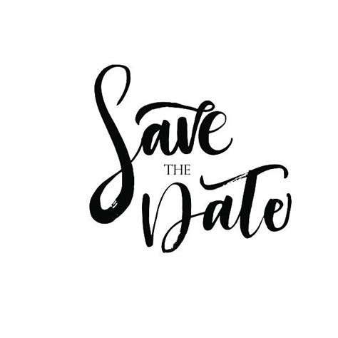 Best Save The Date Text Illustrations Royalty Free Vector Graphics