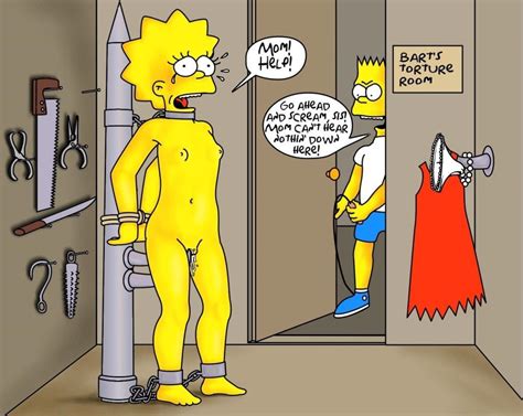Rule 34 Bart Simpson Female Human Lisa Simpson Male Nipples The