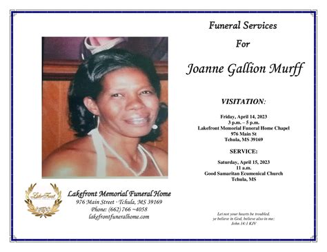 Lakefront Memorial Funeral Home Obituariessoundnik Detail