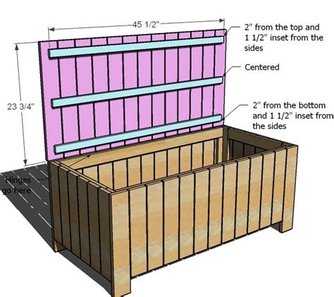 Ana White Build A Outdoor Storage Bench Free And Easy Diy Project