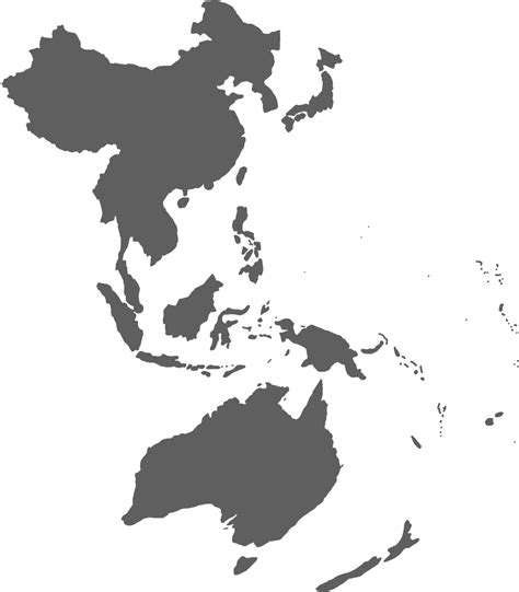 Asia Pacific Map Asia Pacific Map Vector Original Size Png Image