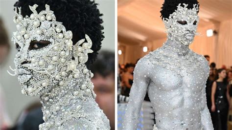 Lil Nas X Appears Near Naked At Met Gala In Metallic G String NT News
